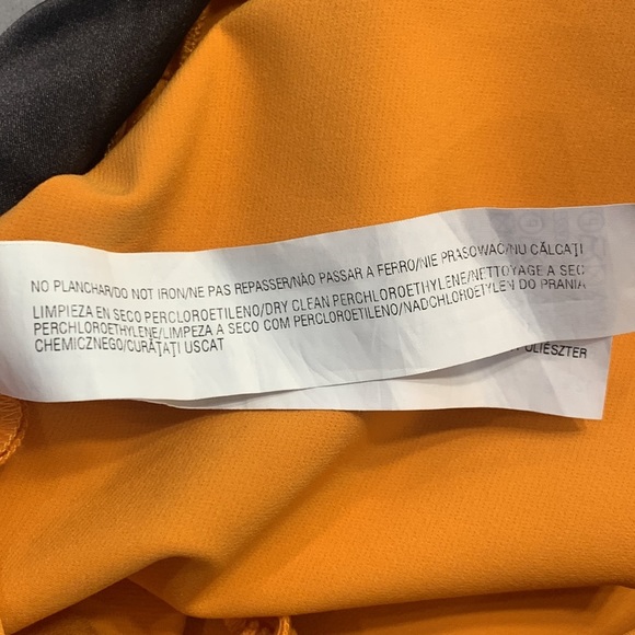 ZARA ~ Fit & Flare Back Bow Cut Out Mini Dress in Orange ~ Size Medium - Picture 11 of 12